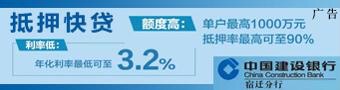 宿遷建設銀行廣告